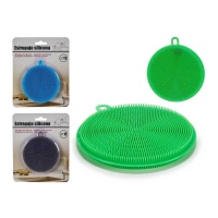 Récureur en silicone 11 cm assorti - 1 pc.