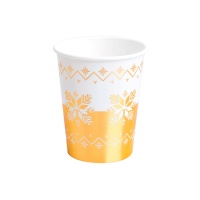 Broderie d'or Tasses de Noël 270 ml - 6 pcs.