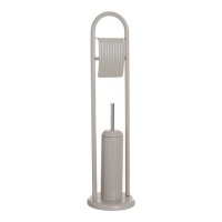 Porte-rouleau de toilette Manhattan avec porte-balayette naturel 80 cm