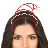 Bandeau bonnet silhouette Père Noël