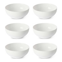 17,5 cm bol rond en verre opale - 6 pcs.