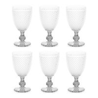 Verre à eau en diamant 256 ml - 6 unités