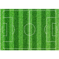 Galet comestible de terrain de football de 21 x 14,8 cm