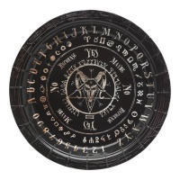 Plat Ouija 23 cm - 6 unités