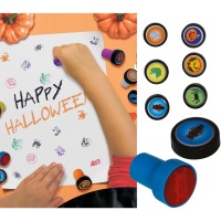 Tampons d'Halloween assortis 4 cm - 6 pcs.