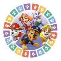 Paw Patrol Assiettes d'action de la patrouille canine 23 cm - 8 pièces