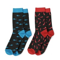 Chaussettes requin ou piment du 42 au 47 - 1 paire