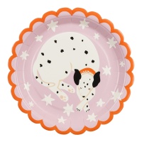 Plats pour chiens dalmatiens 18 cm - 6 pcs.