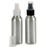 Flacon pulvérisateur de 100 ml noir ou blanc avec bouchon assorti - 1 pc.