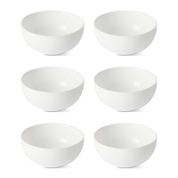 12,5 cm bol rond en verre opale - 6 pcs.