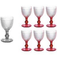 Verre à vin diamant 330 ml - 6 unités