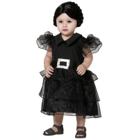 Costume de Mercredi robe noire pour bébé