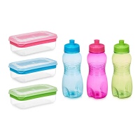 Set de 0,9 L tupper avec 0,55 L bottle