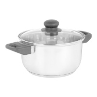 Cocotte à induction de 20 cm avec couvercle en verre - Kinvara