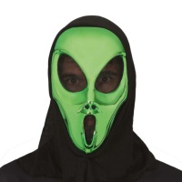 Masque d'extraterrestre avec cagoule