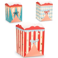 Boîte Circus de 11,5 x 8 x 8 cm - 6 unités