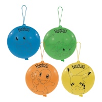 Pokemon punch ballons en latex 40,5 cm - 4 pcs.