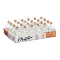 Bouteille de 0,125 L avec bouchon en liège - 24 pcs.