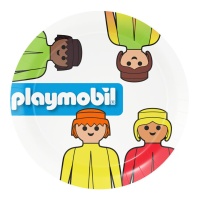 Assiettes Playmobil de 23 cm - 8 unités