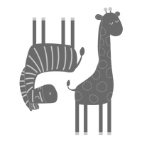 Emporte-pièce pour girafe et zèbre - Artemio - 2 pcs.