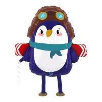 Ballon de promenade Aviator Penguin 69 cm - Grabo