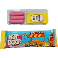 Hot dog avec sauce moutarde 20 g - 24 unités