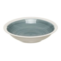 Assiette creuse bleue de 22 cm