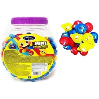 2g mini smiley en gomme - 200 unités