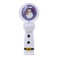 21 cm led snowman snowman ball wand