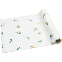 Chemin de table fleurs et papillons 40 cm - 5 m