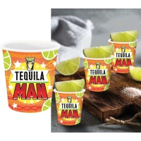 Verres à shot Man Tequila - 3 pièces