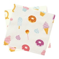 Serviettes de table 16,5 cm - 20 pcs.