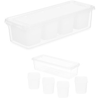 Organisateur 37,5 x 14,3 x 9 cm avec 4 compartiments