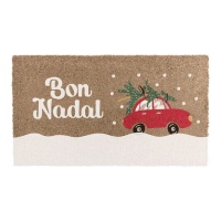 Bon Nadal Paillasson de Noël Voiture de Noël