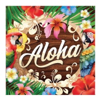 Serviettes de table Tropical Aloha 16 x 16 cm - 20 pcs.