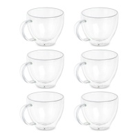 Tasse à café en borosilicate 140 ml - 6 pcs.