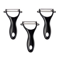 Eplucheur 13 cm noir - 3 pièces