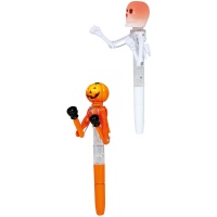 Halloween boxer figure pen avec lumière 18 cm - 1 pièce