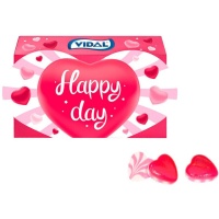 Boîte Happy Day avec coeurs en gomme - 80g