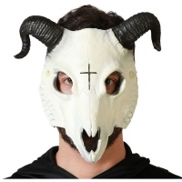 Masque de chèvre avec cornes