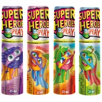 Super Heroes spray liquide bonbons 25 ml - 1 pièce
