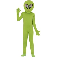 Déguisement d'extraterrestre vert pour enfants