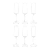 Coupe à champagne conique de 250 ml - 6 unités