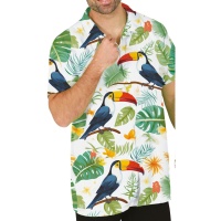Chemise toucan hawaïen pour adultes