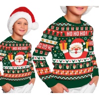 Jersy de Noël du Père Noël Ho Ho Ho Jersy de Noël pour enfants