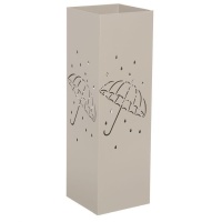 Porte-parapluie de 49 cm avec parapluie et design de pluie