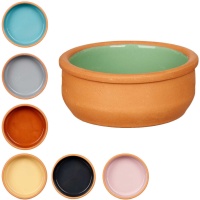 Cocotte en faïence colorée de 8 cm - 6 pièces