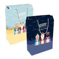 Coffret cadeau des Rois Mages 35 x 24 x 11 cm avec poignées - 1 pc.