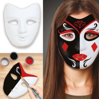 Masque blanc à personnaliser