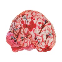 Serviette de table Bloody Brain 16,5 x 16,5 cm - 20 pièces